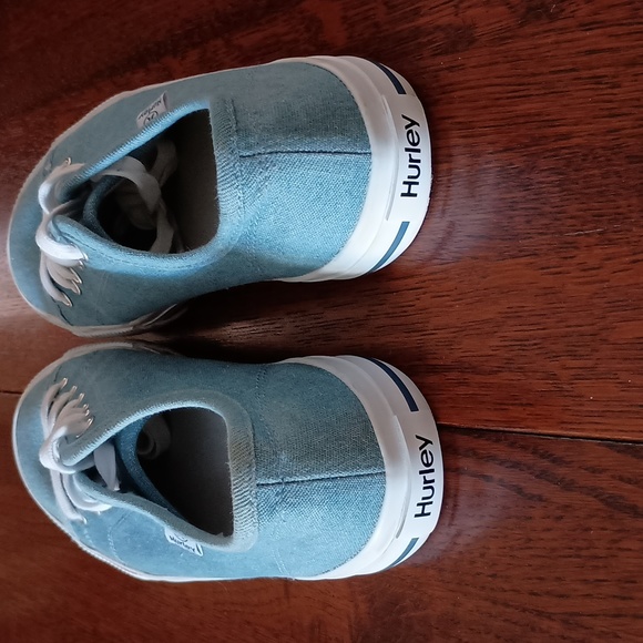 Hurley Carrie Chambray Canvas Sneakers b100 - Picture 3 of 8